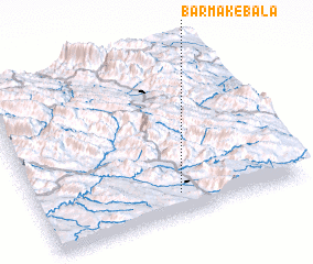 3d view of Barmak-e Bālā