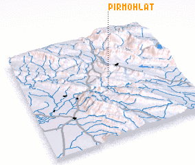 3d view of Pīr Mohlat