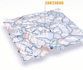 3d view of Sabzābād