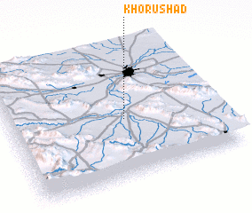 3d view of Khorūshād