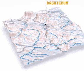 3d view of Dasht-e-Rūm