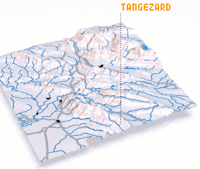 3d view of Tang-e Zard