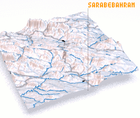 3d view of Sarāb-e Bahrām