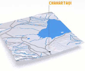 3d view of Chahār Ţāqī