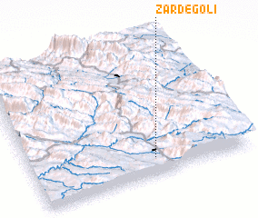 3d view of Zard-e Golī