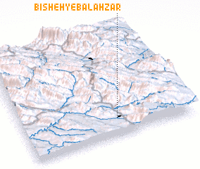 3d view of Bīsheh-ye Balahzār