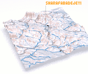 3d view of Sharafābād-e Jeyī