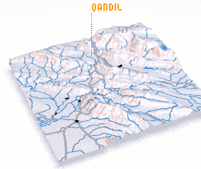 3d view of Qandīl