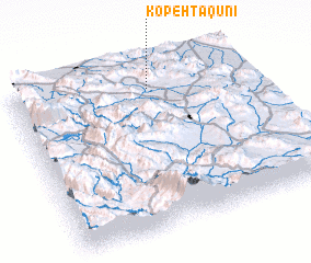 3d view of Kopeh Tāqūnī