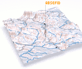 3d view of Āb Sefīd