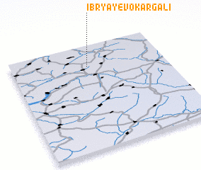 3d view of Ibryayevo-Kargali