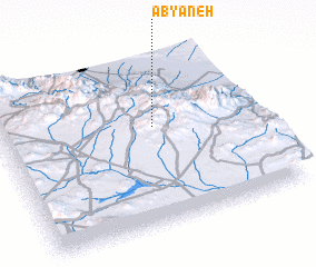 3d view of Ābyāneh