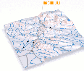 3d view of Kashkūlī