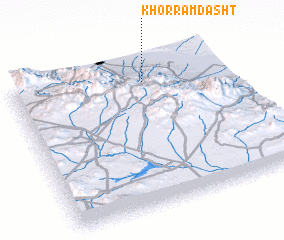 3d view of Khorram Dasht