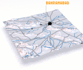 3d view of Bahrāmābād