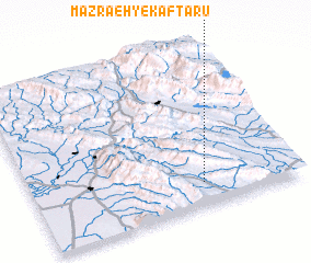 3d view of Mazra‘eh-ye Kaftarū