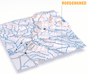 3d view of Mordeh Kher