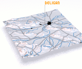 3d view of Delīgān