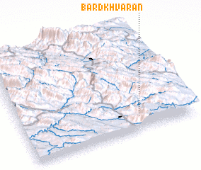 3d view of Bard Khvārān