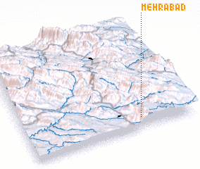 3d view of Mehrābād