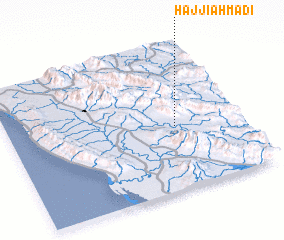 3d view of Ḩājjī Aḩmadī