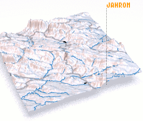 3d view of Jahrom