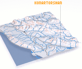 3d view of Konār Torshān