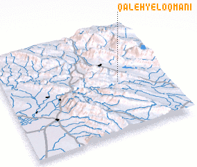 3d view of Qal‘eh-ye Loqmānī