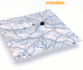 3d view of Kerdābād