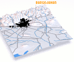 3d view of Barg-e Jahān