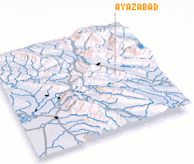 3d view of Ayāzābād