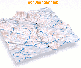 3d view of Ḩoseynābād-e Sīārū