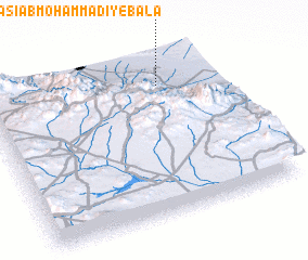 3d view of Āsīāb Moḩammadī-ye Bālā