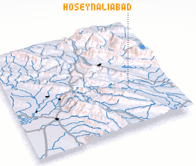 3d view of Ḩoseyn‘alīābād