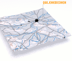 3d view of Qal‘eh-e Bīsheh