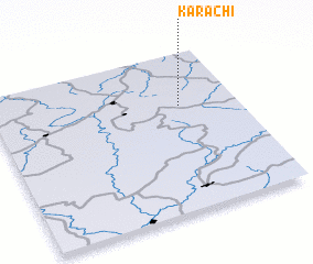 3d view of Karachi