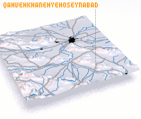 3d view of Qahvehkhāneh-ye Ḩoseynābād