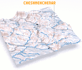 3d view of Cheshmeh Chenār