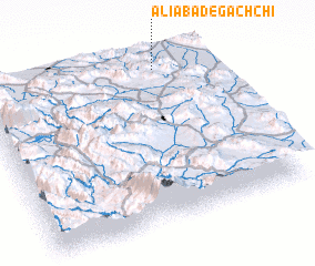 3d view of ‘Alīābād-e Gachchī