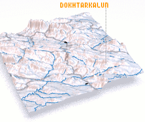 3d view of Dokhtar Kalūn