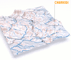 3d view of Cham Kīdī