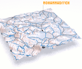 3d view of Moḩammadīyeh