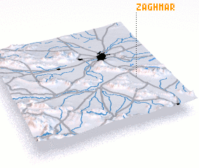 3d view of Zaghmār