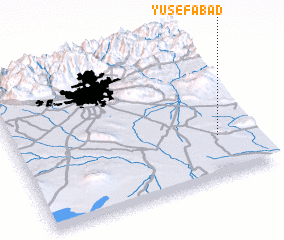 3d view of Yūsefābād