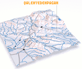 3d view of Qal‘eh-ye Deh Pāgāh