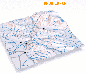3d view of Dādīn-e Bālā