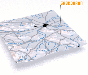 3d view of Şabrdārān