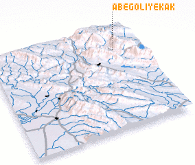 3d view of Āb-e Golī-ye Kak