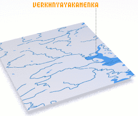 3d view of Verkhnyaya Kamenka