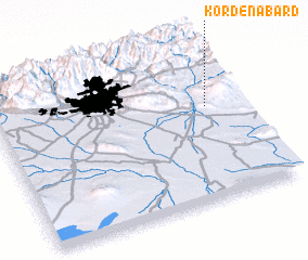 3d view of Kord-e Nabard